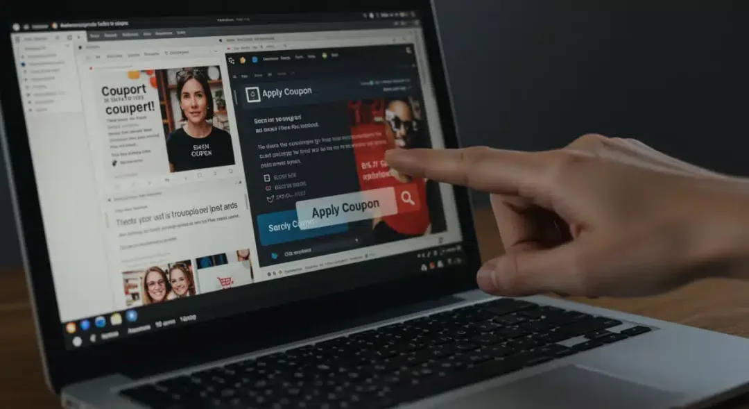 Browser extensions and coupon sites helping find hidden retail discounts.