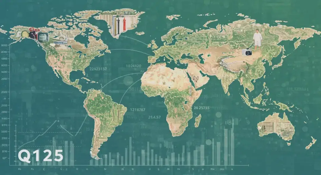 Global trade routes impacting consumer goods in Q1 2025