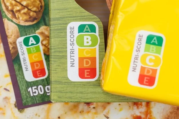 A close-up shot of a nutrition label on a packaged food item. The label highlights high levels of sodium, sugar, and saturated fats. The image clearly displays the serving size, calories, and percentage of daily values for each nutrient. This serves as a tool for health-conscious consumers to read and comprehend the nutritional information before consuming.