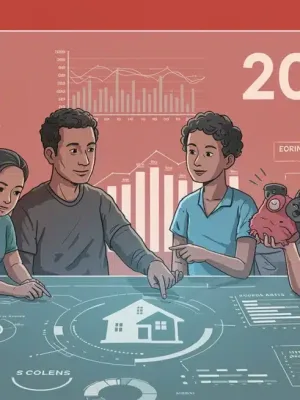 Diverse group analyzing 2025 federal housing policy changes impact on renters