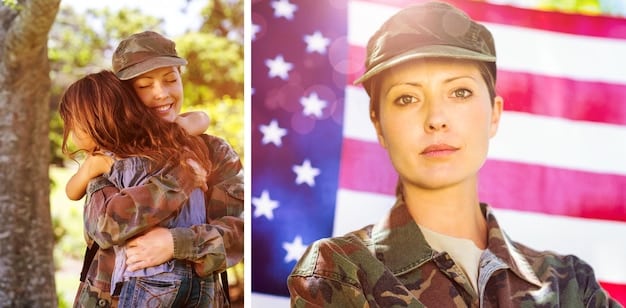 A split image: one side showing US military personnel in the Middle East and the other side showing diplomats engaged in negotiations with Middle Eastern officials. This illustrates the dual approach of military presence and diplomatic efforts.