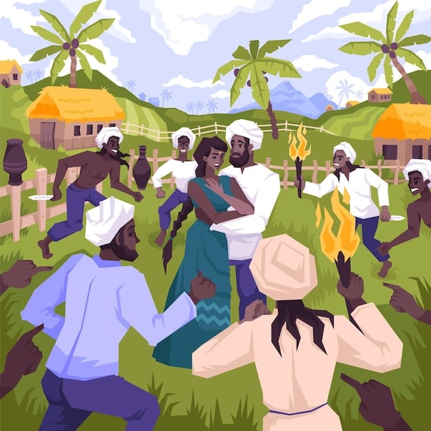 A community meeting in a rural African village, with representatives from NGOs and local leaders discussing ways to improve economic opportunities and reduce the appeal of extremist groups.