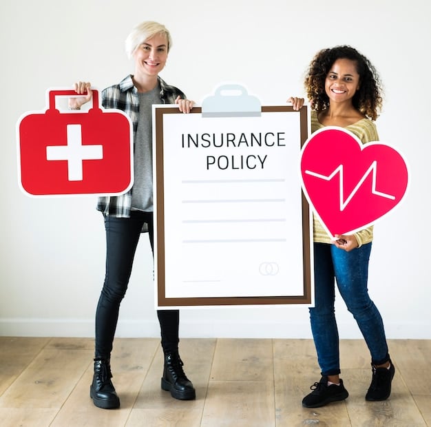 A split image contrasting high medical bills on one side with an insurance card and a family smiling on the other, symbolizing the financial security provided by ACA-compliant health insurance.