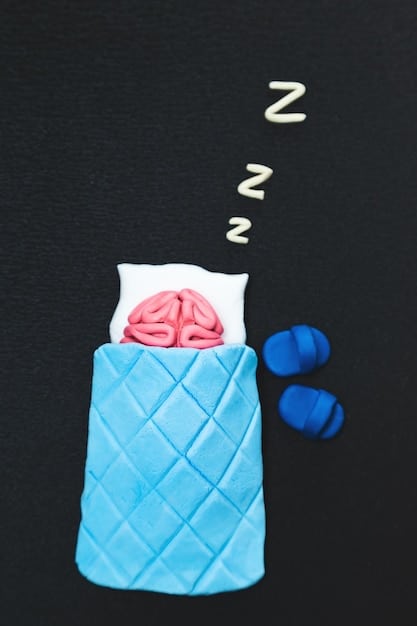 A close-up of brain activity during sleep, showing the different stages of sleep and the restorative processes that occur during each stage.