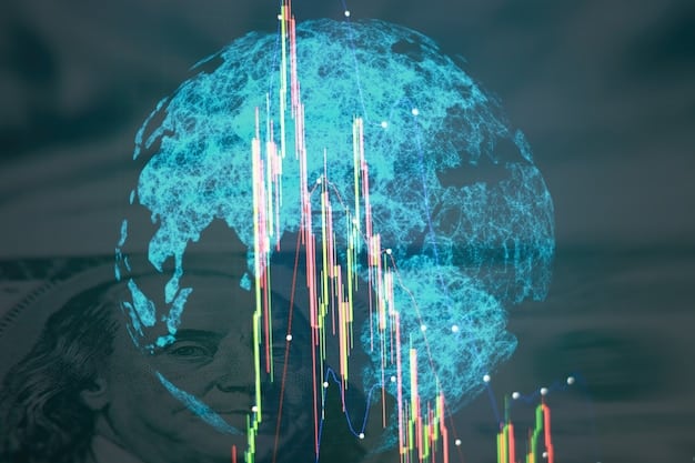 A graph depicting the projected growth of the AI market globally, highlighting the increasing investment and revenue in this sector over the next decade.