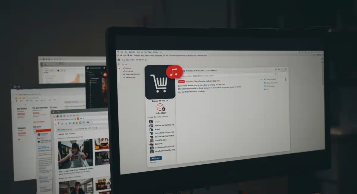 Computer screen with a browser extension icon active, signifying automatic deal discovery and price alerts.
