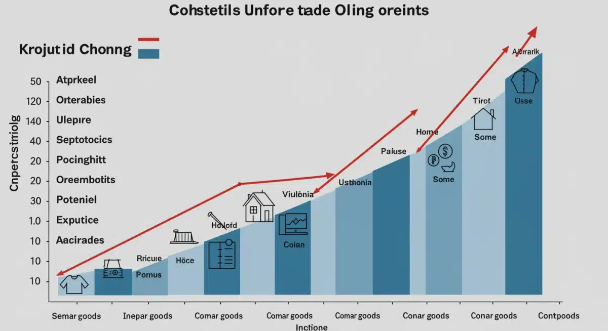 Projected consumer spending and pricing trends due to 2025 trade policies