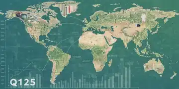 Global trade routes impacting consumer goods in Q1 2025
