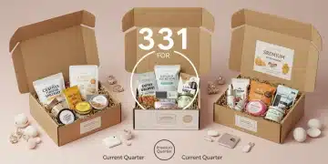 Three premium subscription boxes, one open with products, illustrating a '3 for 1' hack.