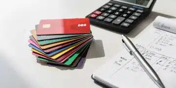 Stack of gift cards with financial tools for maximizing value