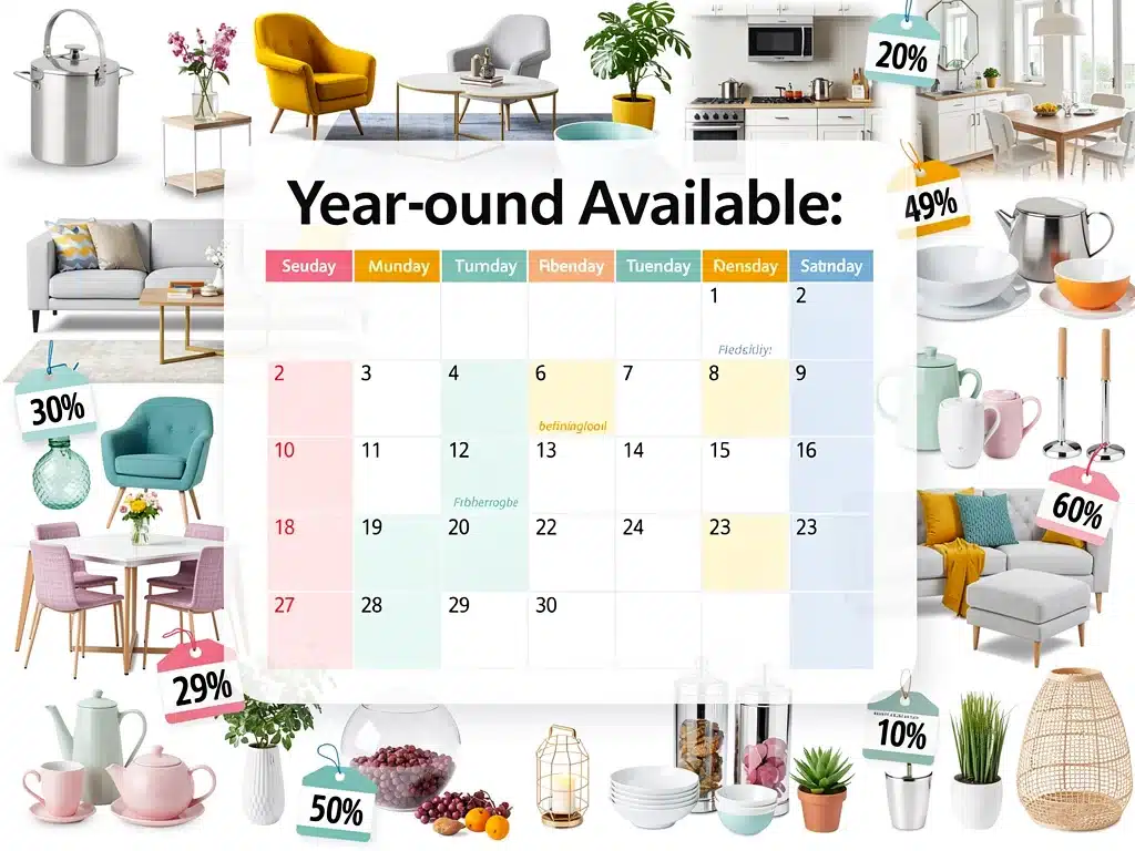 Beyond Black Friday: Discovering year-round Discount cycles that Save Savvy shoppers up to 25% on Home Goods